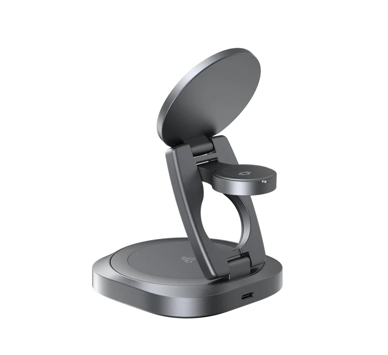 HAVIT 3-in-1 Foldable Wireless Charging Station with Rotating Base W3111