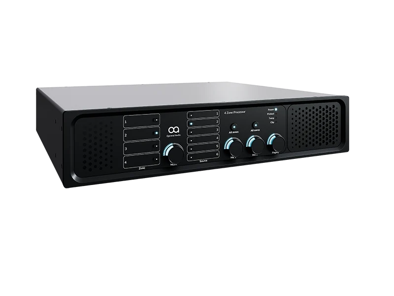 Optimal Audio Zone 4 – Audio Controller mit DSP und WebApp