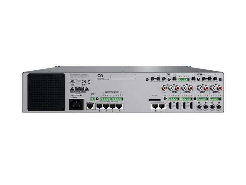 Optimal Audio Zone 4 – Audio Controller mit DSP und WebApp