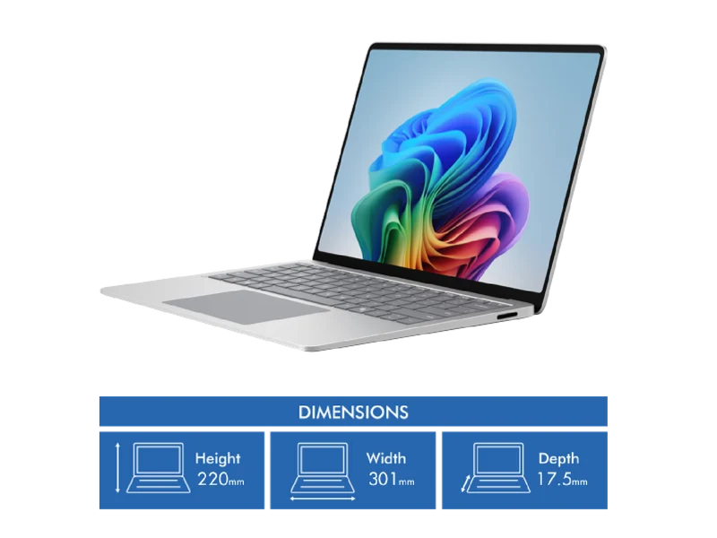 Microsoft Surface Laptop 13.8" Snapdragon X2 Plus 10 Core 16GB 512GB 8th Edition - Platinum