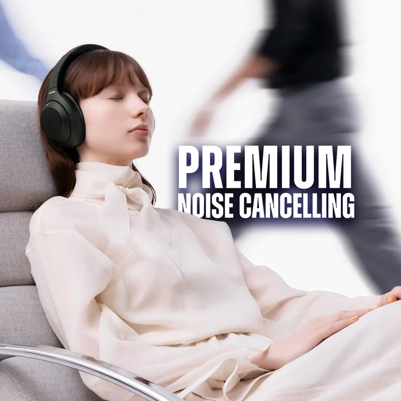 Sony WH-1000XM4C Noise Cancelling Wireless Headphones - Silver