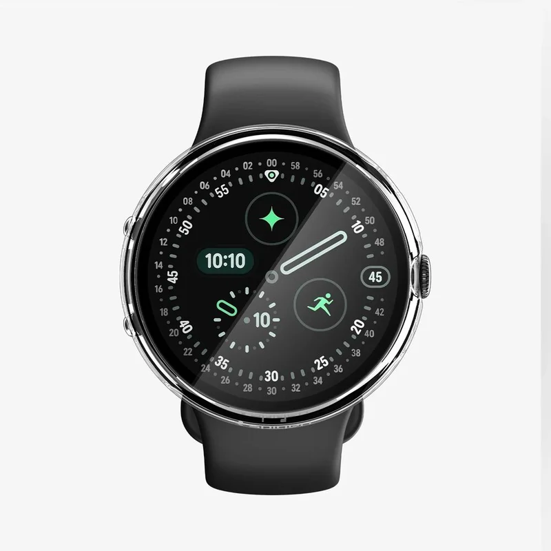 SPIGEN Google Pixel Watch 5/4 41mm Thin Fit 360 with Built in Screen Protector Case (Clear)