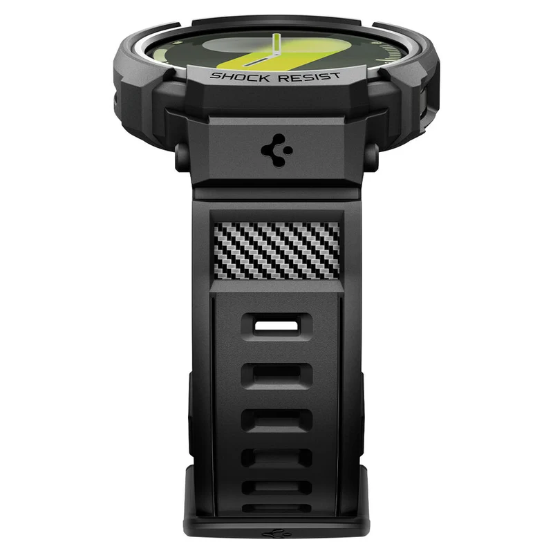 Spigen Galaxy Watch 9 / 8 40mm Rugged Armor Pro Band Case (Black) (Black)