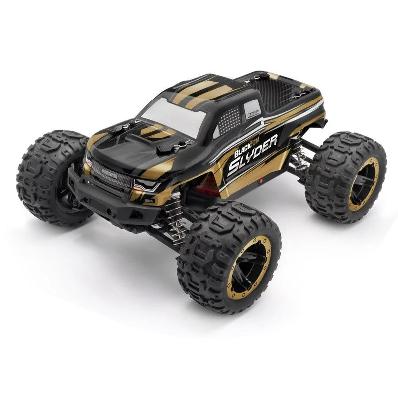 Blackzon 540101 1/16 Slyder MT 4WD Electric RC Monster Truck - Gold