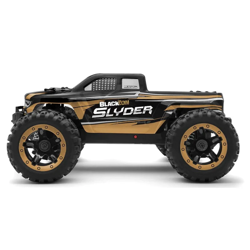 Blackzon 540101 1/16 Slyder MT 4WD Electric RC Monster Truck - Gold