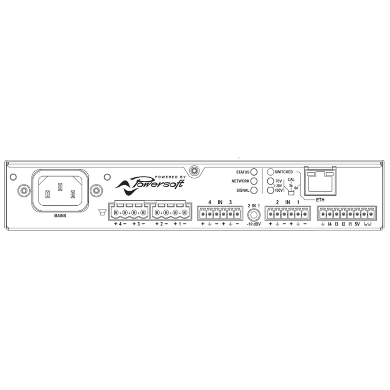 Garvan AT432-A 4-Kanal DSP Stereo-Verstärker