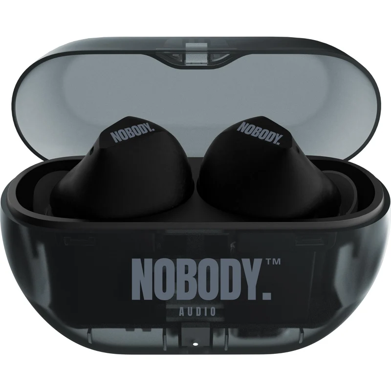 NOBODY VP0 Earbuds With TechSeal (Black)