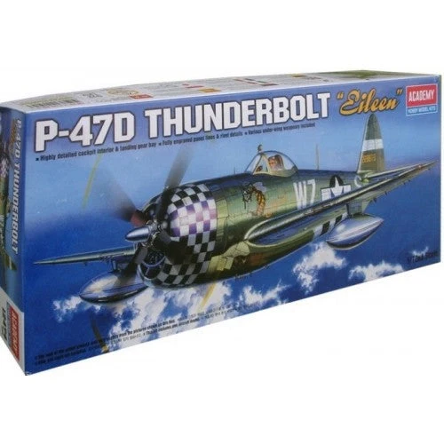 Academy 1/72 P47D Eileen Thunderbolt Plastic Model Kit