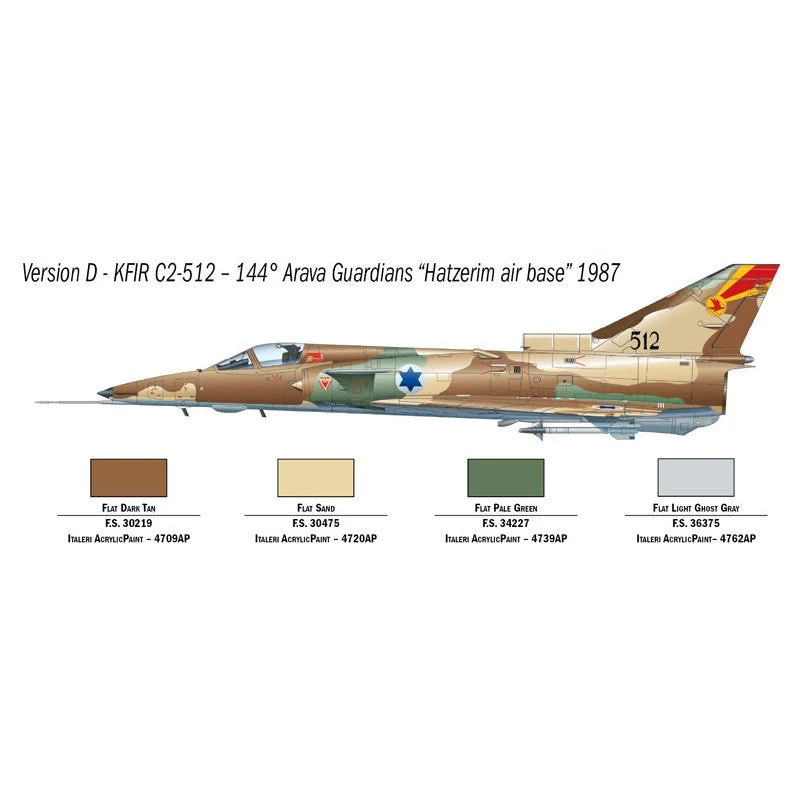 Italeri 1/72 Kfir C.2