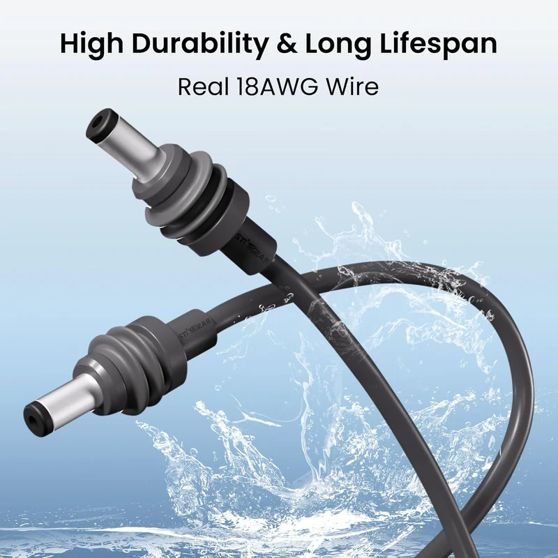 STARGEAR Mini DC Power Cable Starlink Mini Weatherproof Outdoor Gray 10m
