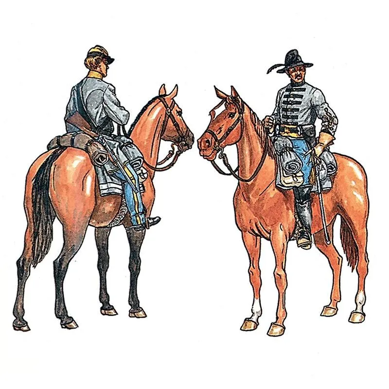 Italeri 1/72 Confederate Cavalry American Civil War