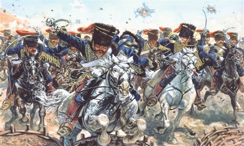 Italeri 1/72 British Hussars Crimean War 1854