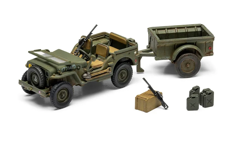 AIRFIX 1/72 Willys British Airborne Jeep