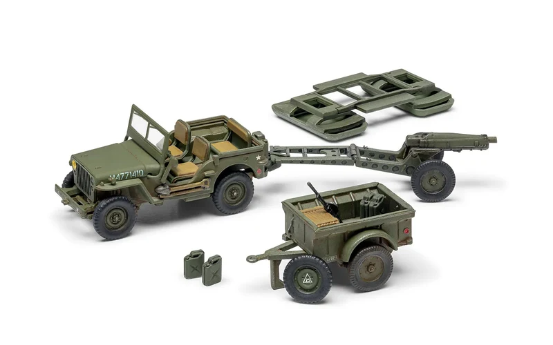 AIRFIX 1/72 Willys British Airborne Jeep