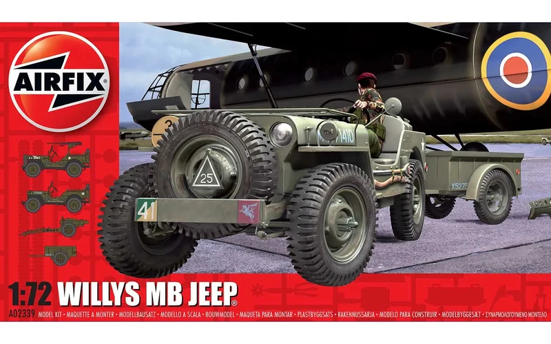 AIRFIX 1/72 Willys British Airborne Jeep