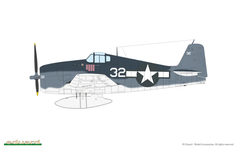 Eduard 1/48 Grumman F6F-3 Hellcat