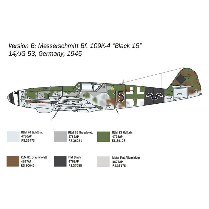 Italeri 1/48 Bf 109 K-4