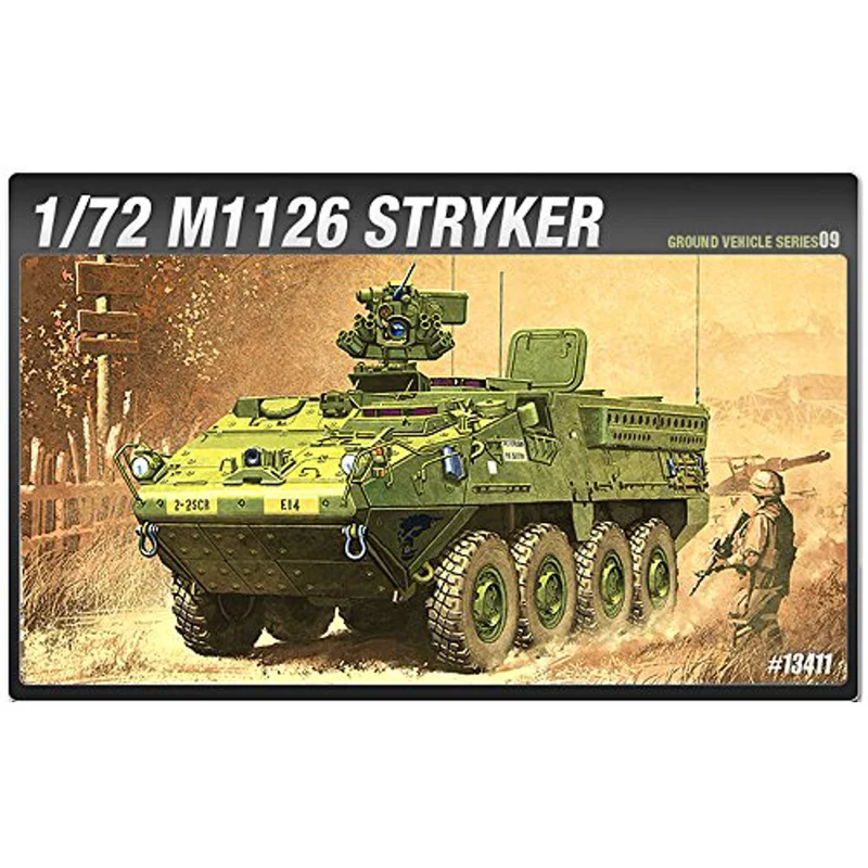 Academy 1/72 M1126 Stryker Plastic Model Kit