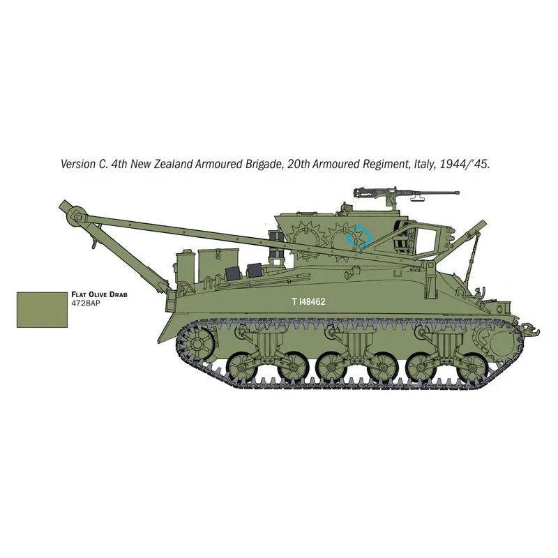 Italeri 1/35 M32B1 Armored Recovery Vehicle with Australian Decals