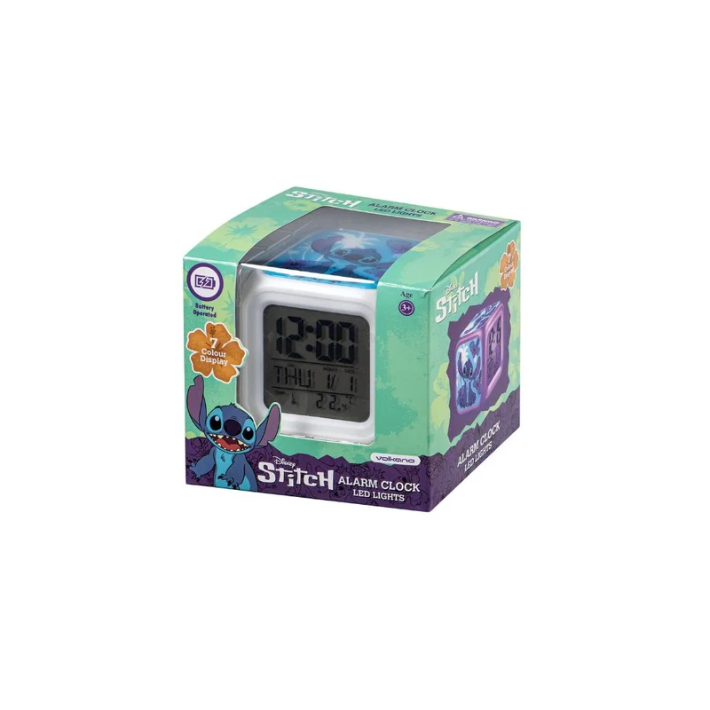 Disney Stitch Glo Alarm Clock