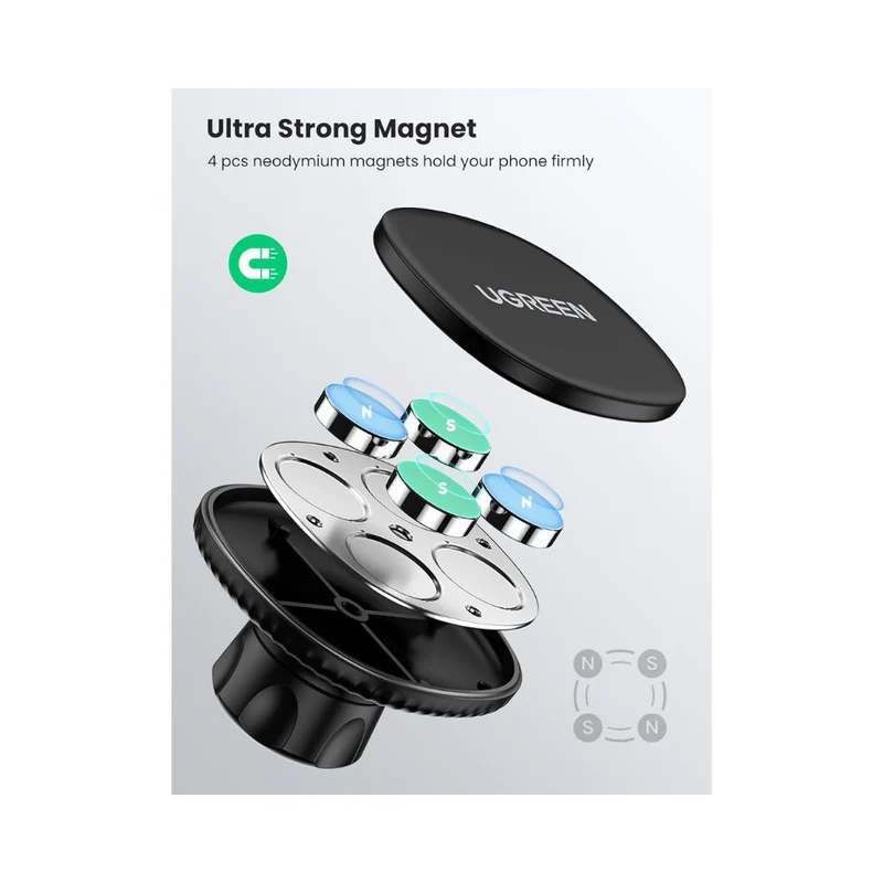 UGREEN 80785 Magnetic Phone Car Mount