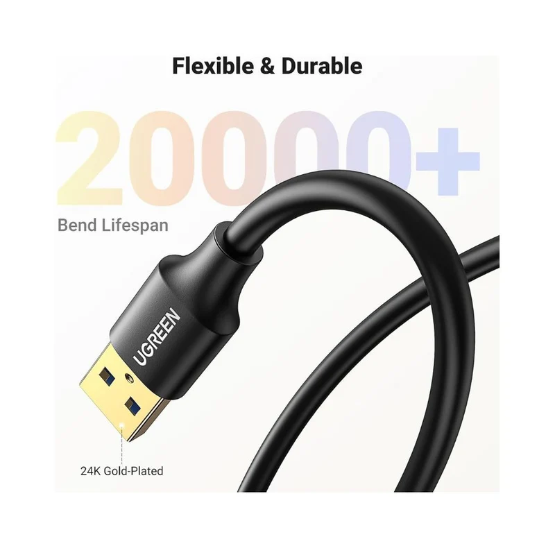 UGREEN 1M USB 3.0 Extender Cable - 5Gbps
