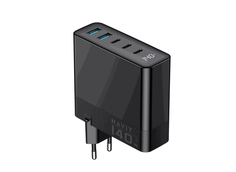 HAVIT Power Adapter UCLE003 140W GaN