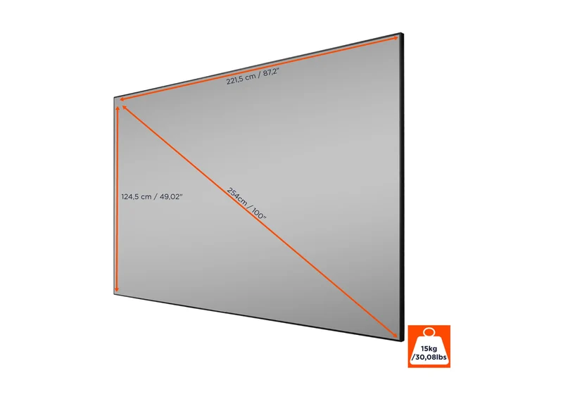 Celexon CLR HomeCinema Performance UST Hochkontrast-Rahmenleinwand