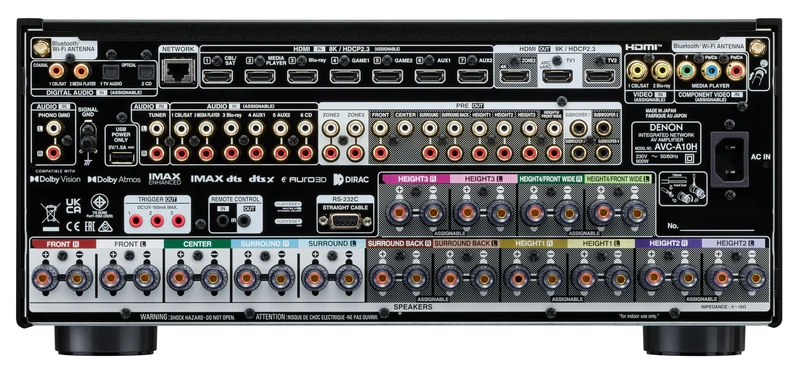 Denon AVC-A10H 8K AV-Verstärker – 13.4-Kanal Dolby Atmos