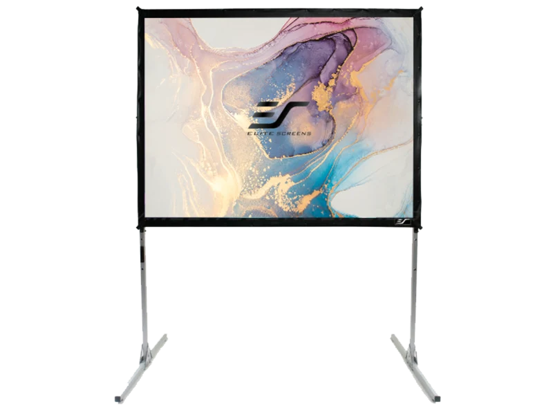 Elite Screens - QuickStand Fast Fold Leinwand Pro - Mobile Beamerleinwand