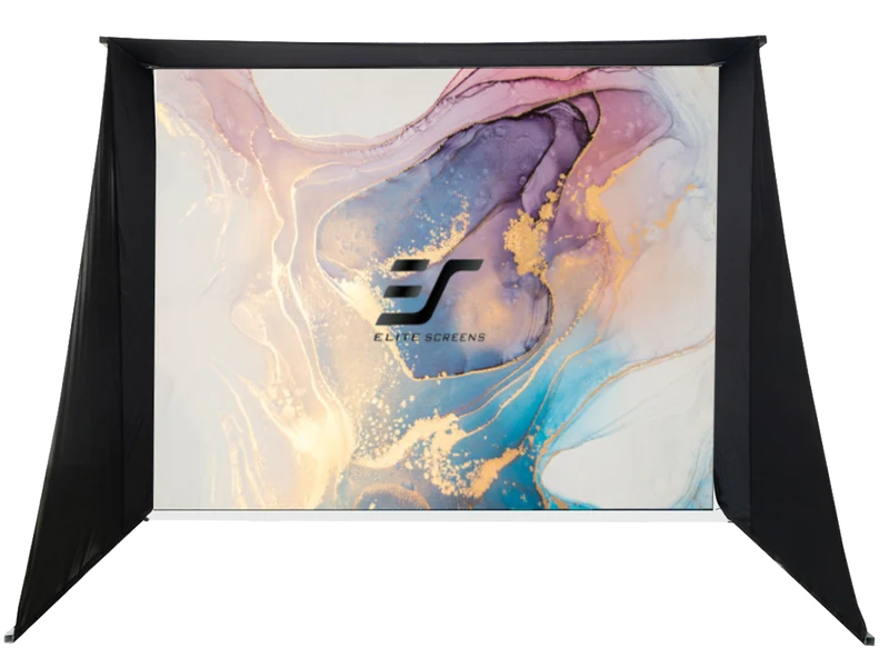 Elite Screens - GolfSim Portable ImpactWhite® 350 – Mobile Leinwand für Golf- & Sport-Simulatoren