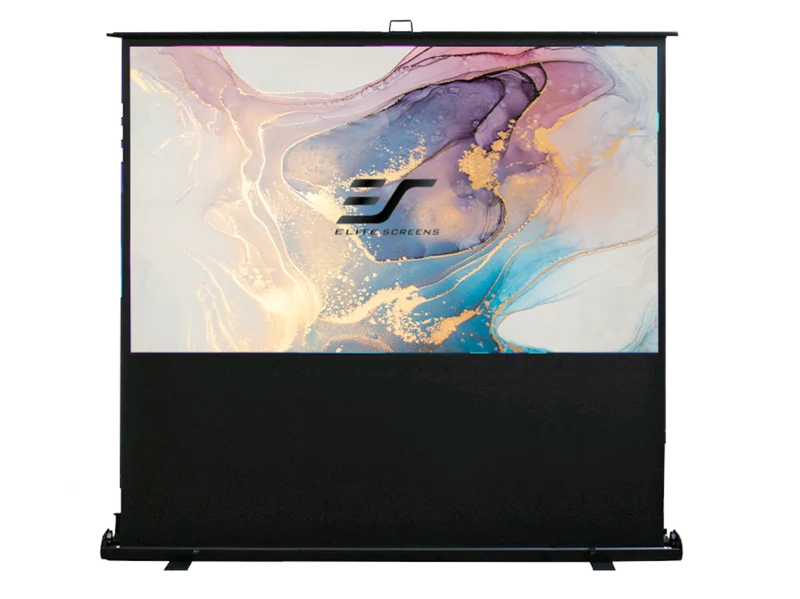 Elite Screens - EZ CINEMA - Mobile Kofferleinwand, MaxWhite, 4K UHD, Aktiv 3D, in 16:9
