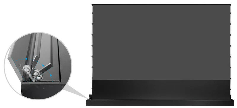 Celexon CLR Bodenleinwand II Plus - Hochkontrast Leinwand für Laser TVs