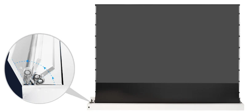 Celexon CLR Bodenleinwand II Plus - Hochkontrast Leinwand für Laser TVs