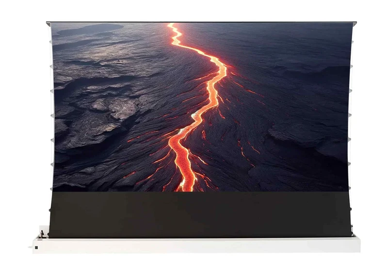 Celexon CLR Bodenleinwand II Plus - Hochkontrast Leinwand für Laser TVs