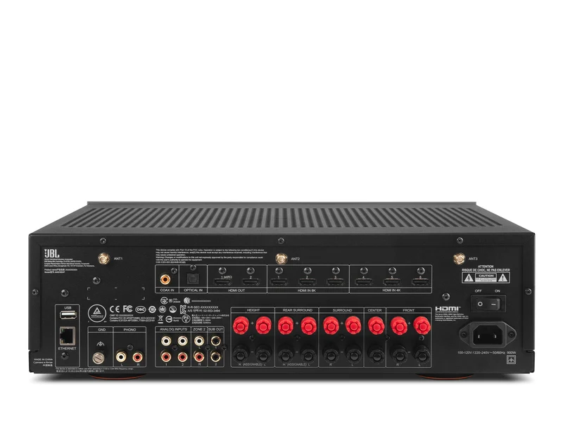 JBL MA9100HP 9.2-Kanal AV-Receiver mit Dolby Atmos, DTS , 8K Ultra HD und Bluetooth