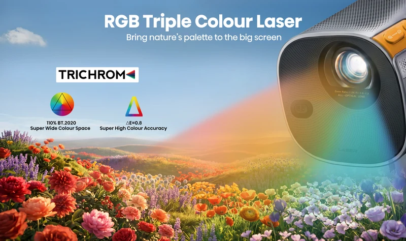 Hisense P1 Full HD Portable RGB Triple Laser Projector