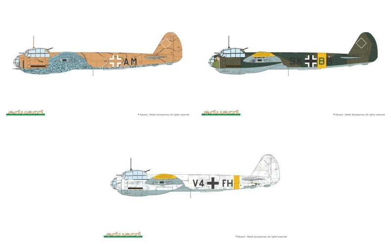EDUARD 1/48 Schnellbomber Ju 88 A-4 Model Kit