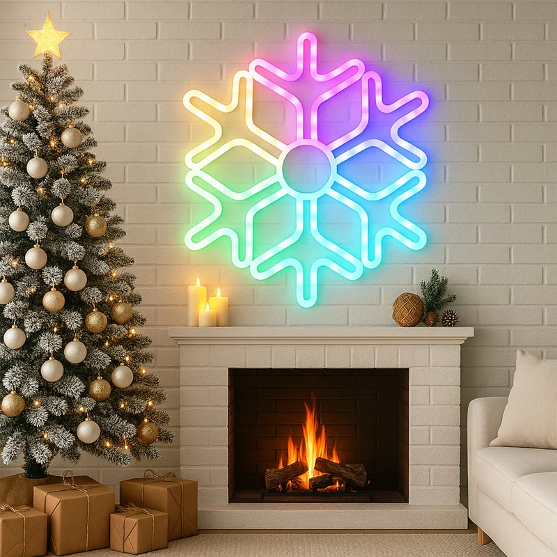 Lexi Lighting 58CM RGB digital snowflake
