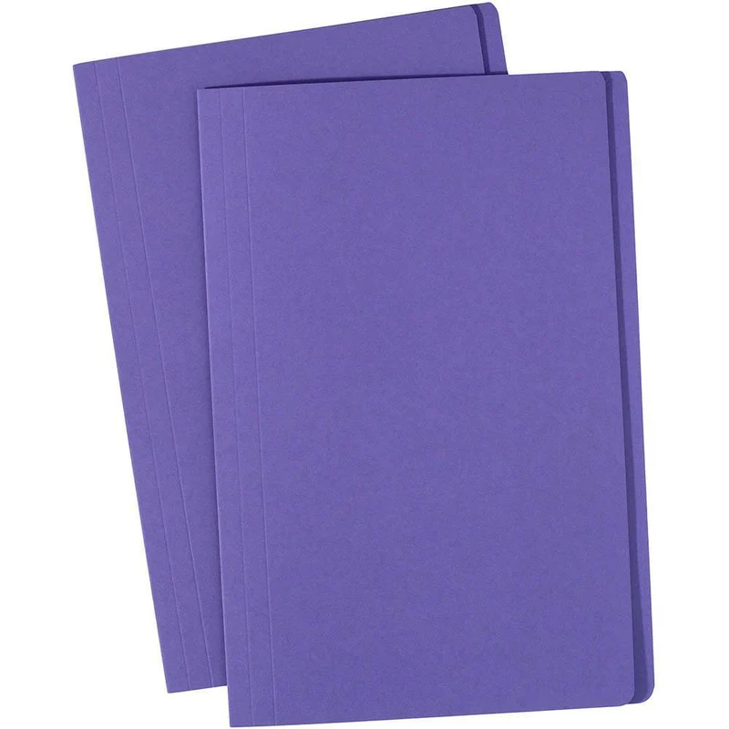 Avery 81592 Manilla Folders File Foolscap Purple Box 100