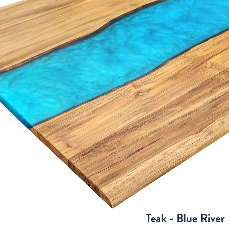 Desky Dual Resin Hardwood Sit Stand Desk 150cm Natural Walnut Emerald River Desktop and White Frame