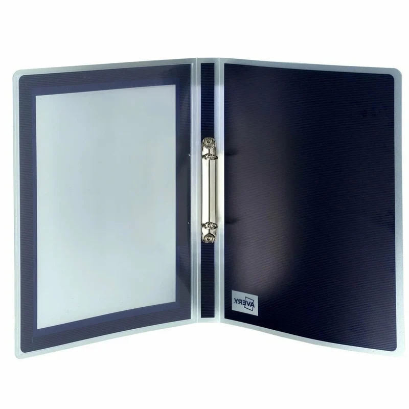 Avery 15766 Flexi-View Binder Folder 2 Ring 12.7mm A4 Blue 12 Pack