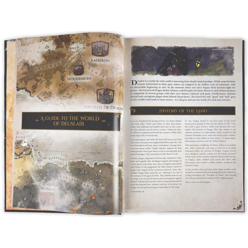 Dungeons & Dragons Dungeons & Lasers: The World Of Deuslair: Rpg Campaign Hardcover