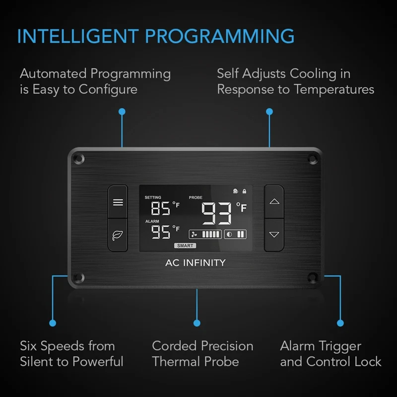 AC Infinity Controller 2 Intelligent Thermal Fan Single Zone