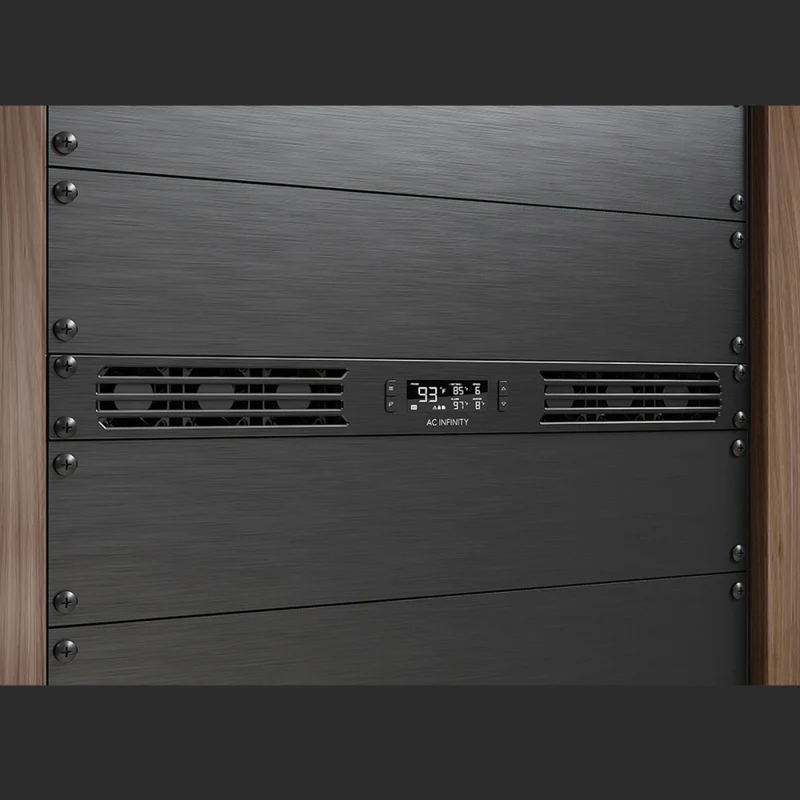 AC Infinity Cloudplate T1 20-60 CFM 1U Rack Cooler Front Exhaust