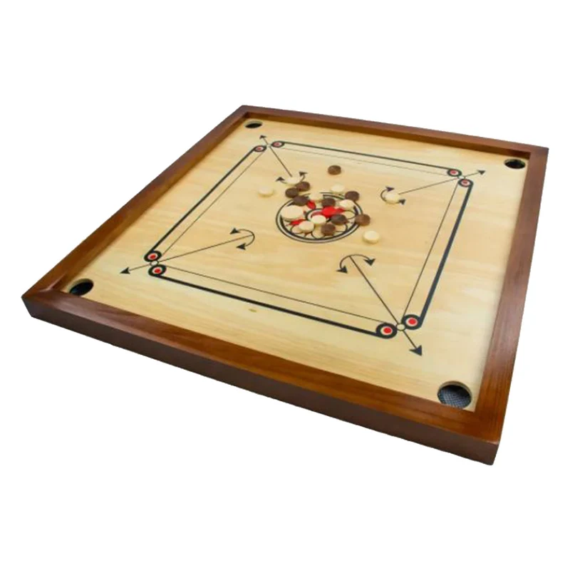 Let's Play Games LPG Tournament Carrom Board - 74 cm Play Surface