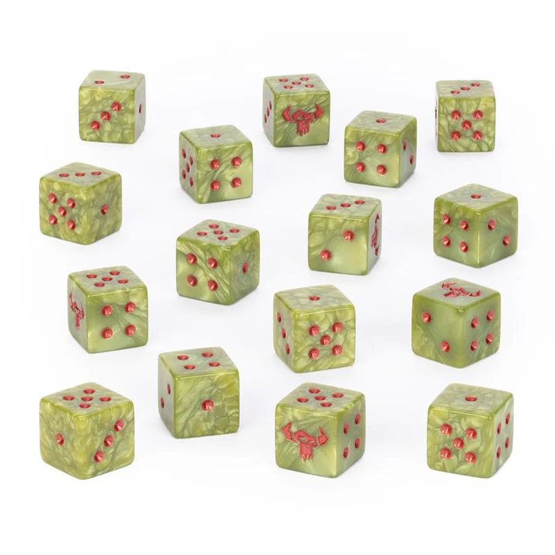 Games Workshop Warhammer 40K Orks Dice Set