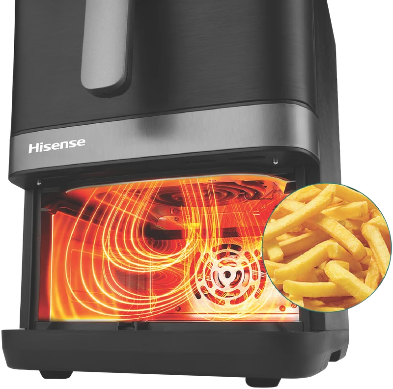 Hisense 8 Litre DoubleStack Air Fryer Black