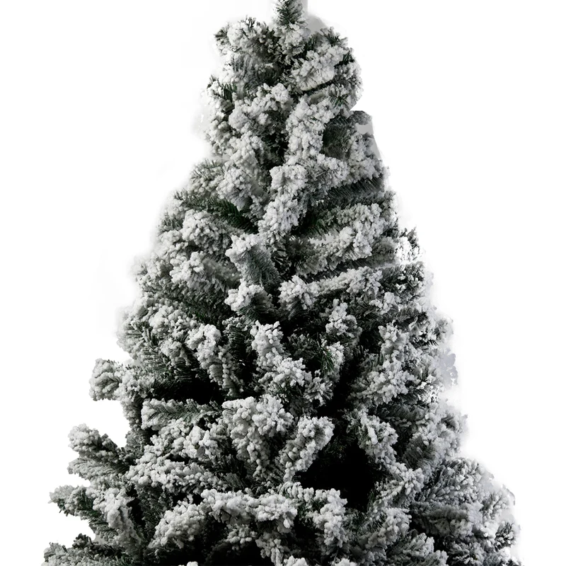 Christabelle Snow-Tipped Snowflocked Artificial Christmas Tree 2.4m 1500 Tips