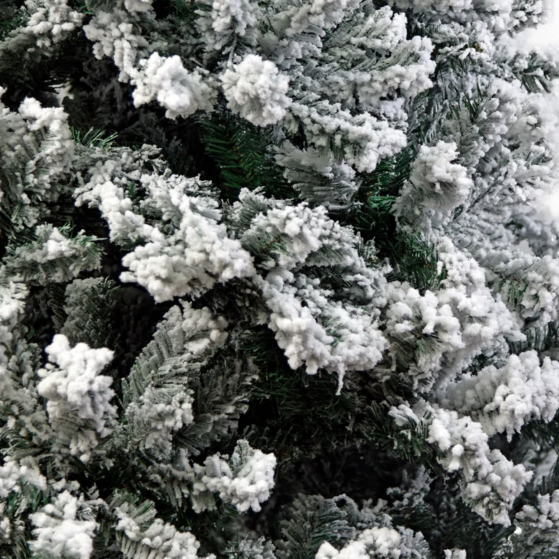 Christabelle Snow-Tipped Snowflocked Artificial Christmas Tree 2.4m 1500 Tips